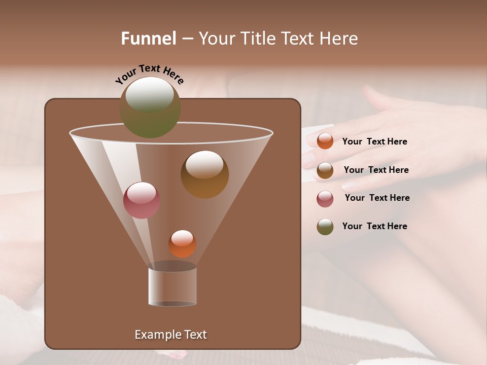 Caucasian Leg Isolated PowerPoint Template