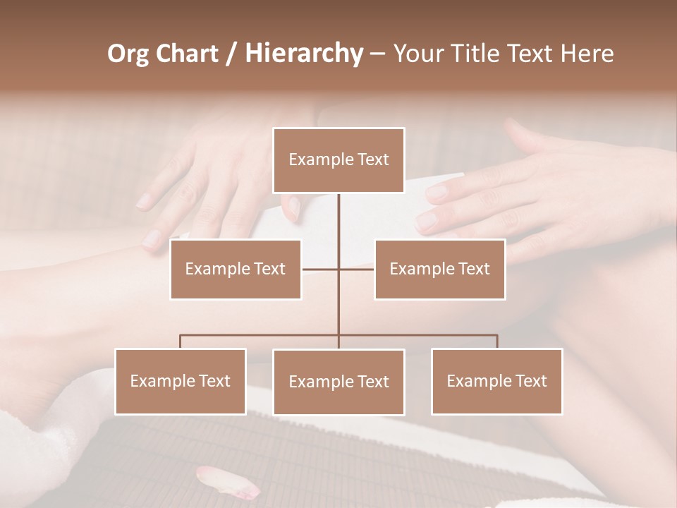 Caucasian Leg Isolated PowerPoint Template