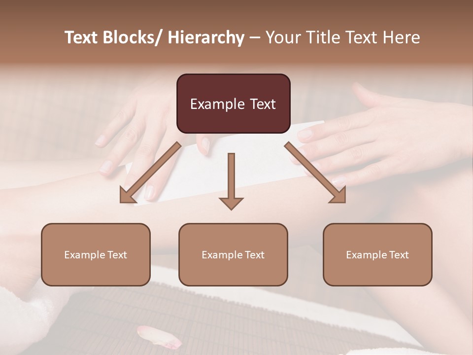 Caucasian Leg Isolated PowerPoint Template