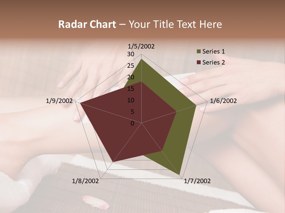 Caucasian Leg Isolated PowerPoint Template