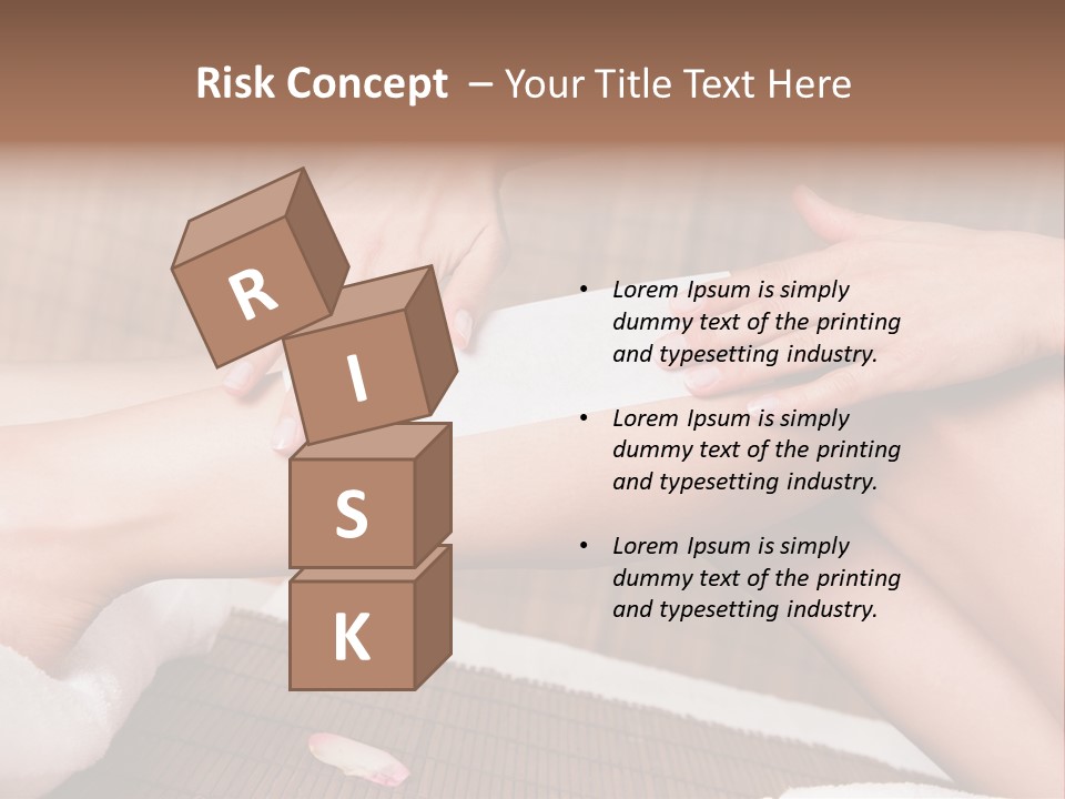 Caucasian Leg Isolated PowerPoint Template