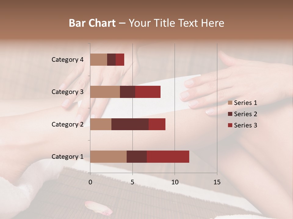Caucasian Leg Isolated PowerPoint Template
