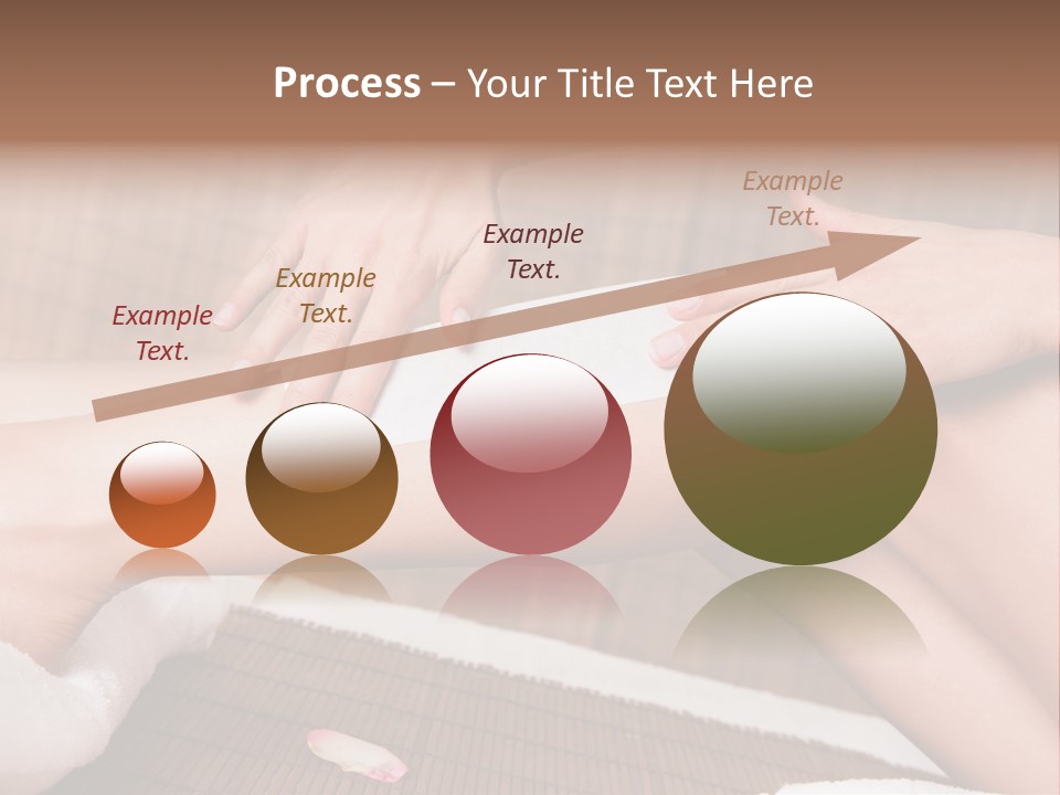 Caucasian Leg Isolated PowerPoint Template