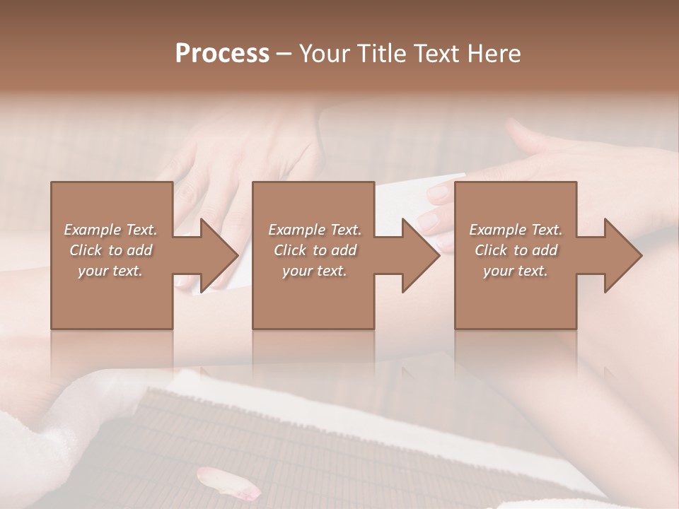 Caucasian Leg Isolated PowerPoint Template
