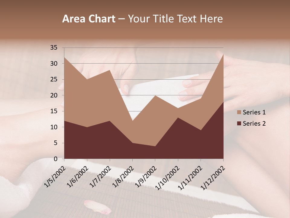 Caucasian Leg Isolated PowerPoint Template