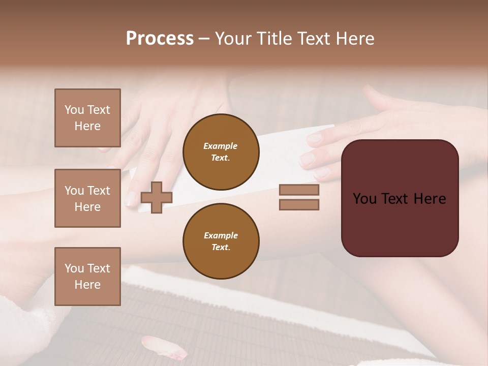 Caucasian Leg Isolated PowerPoint Template