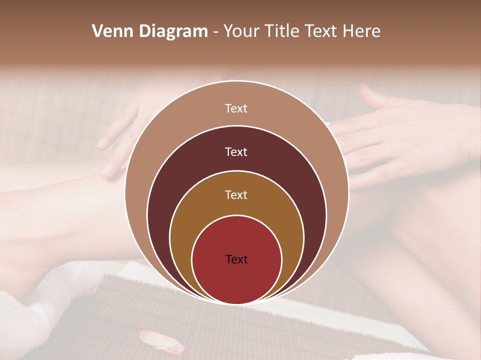 Caucasian Leg Isolated PowerPoint Template