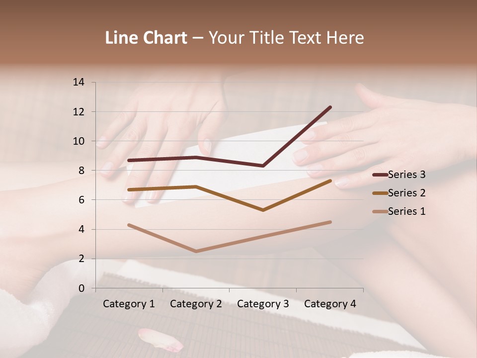 Caucasian Leg Isolated PowerPoint Template