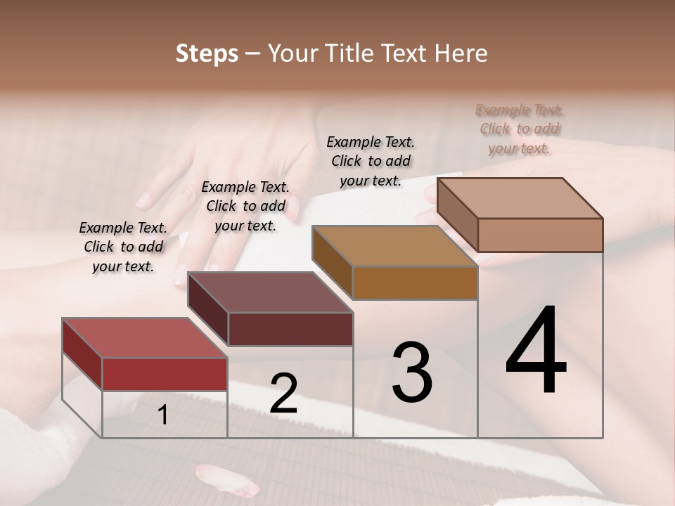 Caucasian Leg Isolated PowerPoint Template