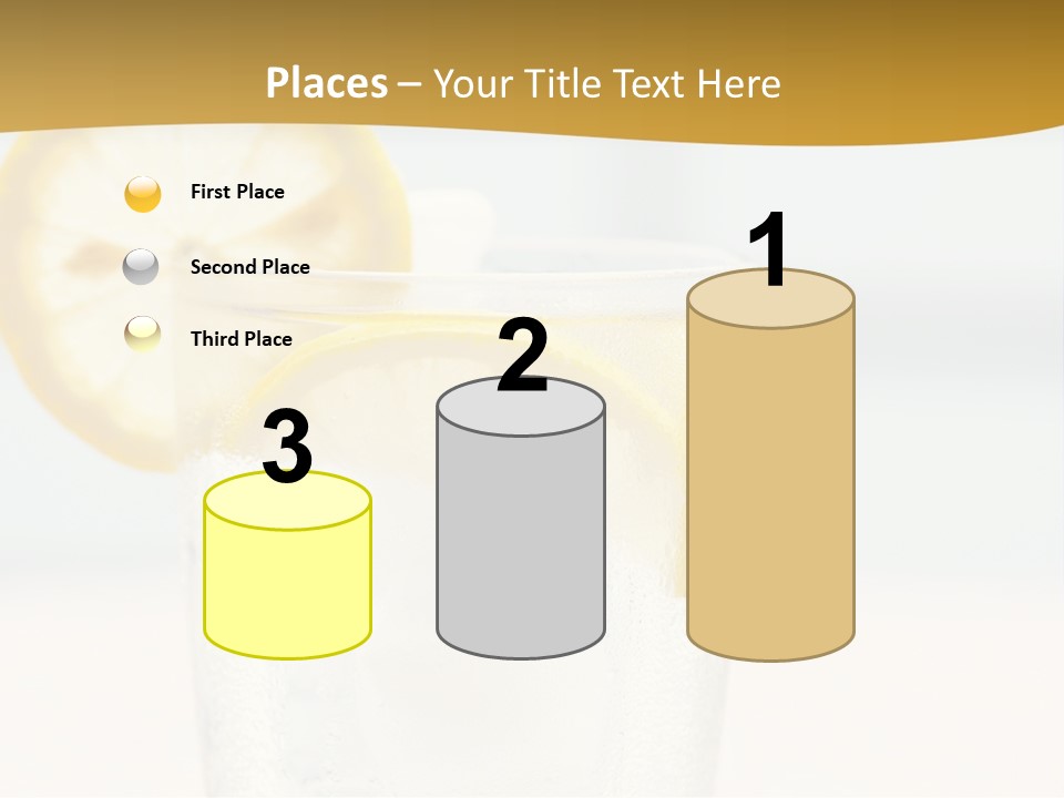 Green Stirring Beverage PowerPoint Template