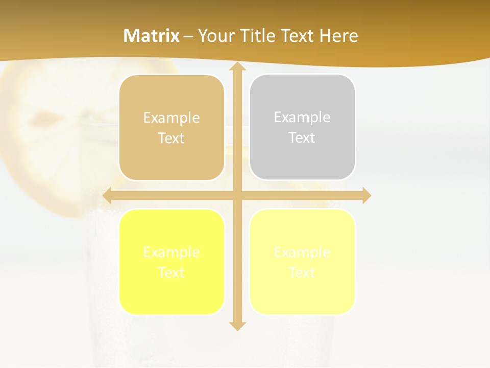 Green Stirring Beverage PowerPoint Template