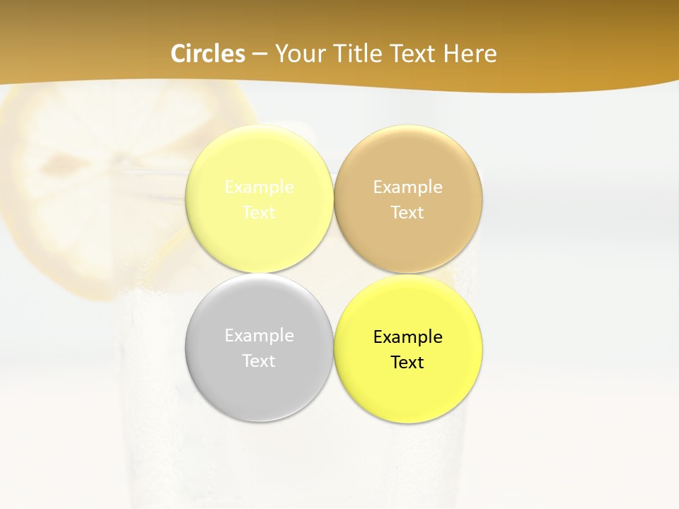 Green Stirring Beverage PowerPoint Template