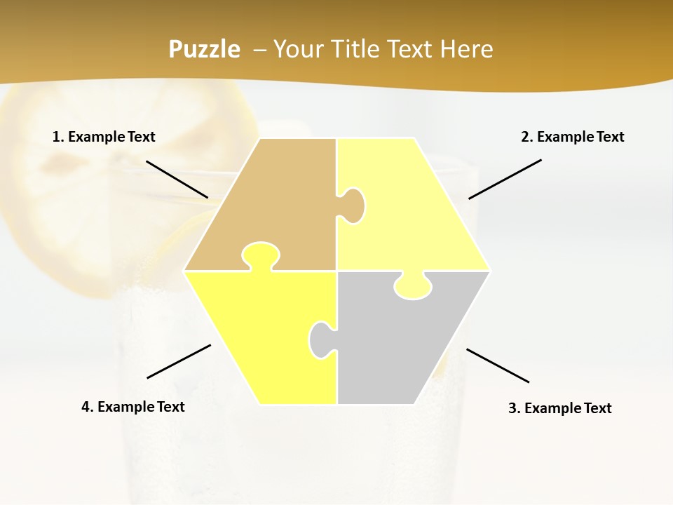 Green Stirring Beverage PowerPoint Template