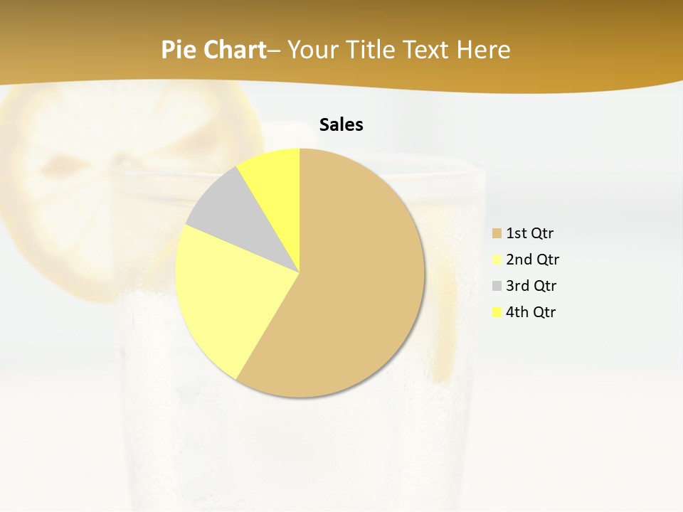 Green Stirring Beverage PowerPoint Template