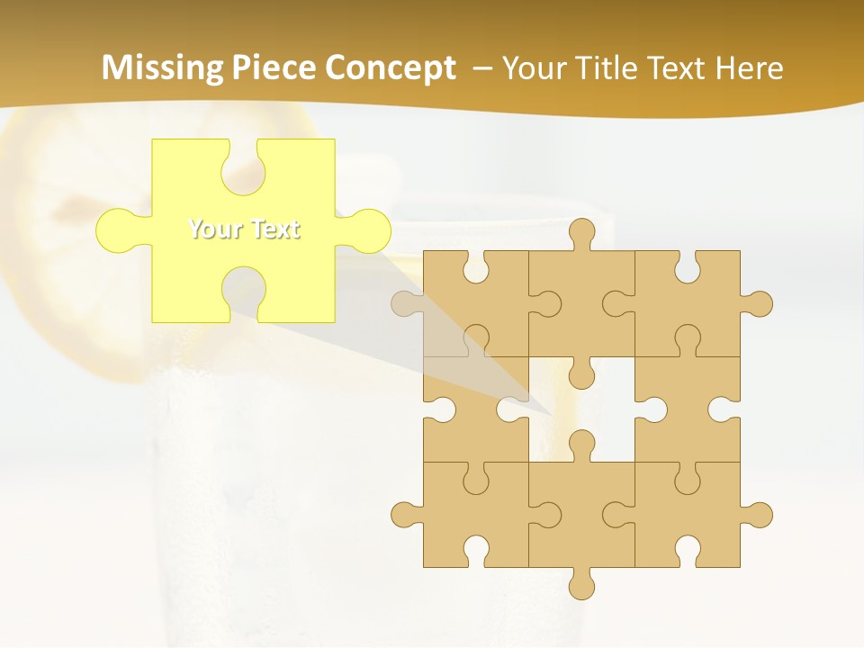 Green Stirring Beverage PowerPoint Template