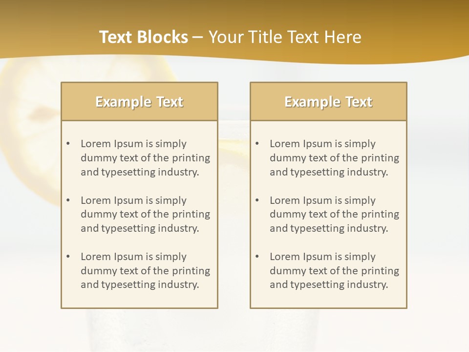 Green Stirring Beverage PowerPoint Template