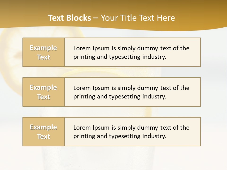 Green Stirring Beverage PowerPoint Template