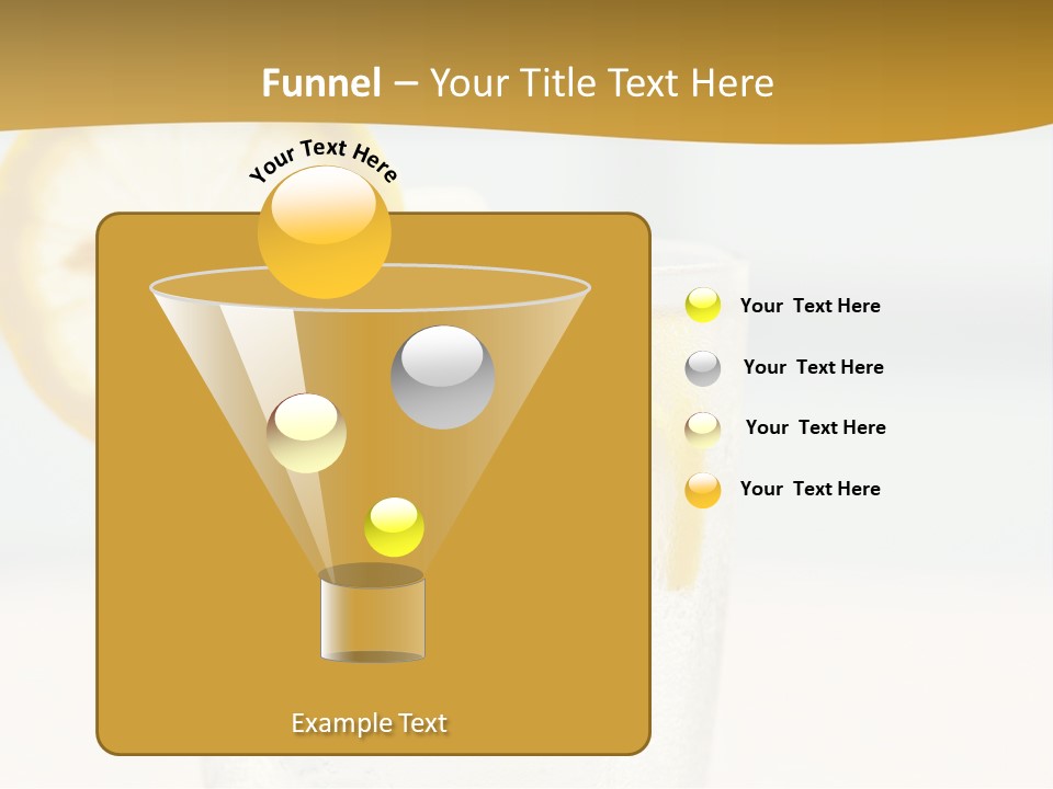 Green Stirring Beverage PowerPoint Template