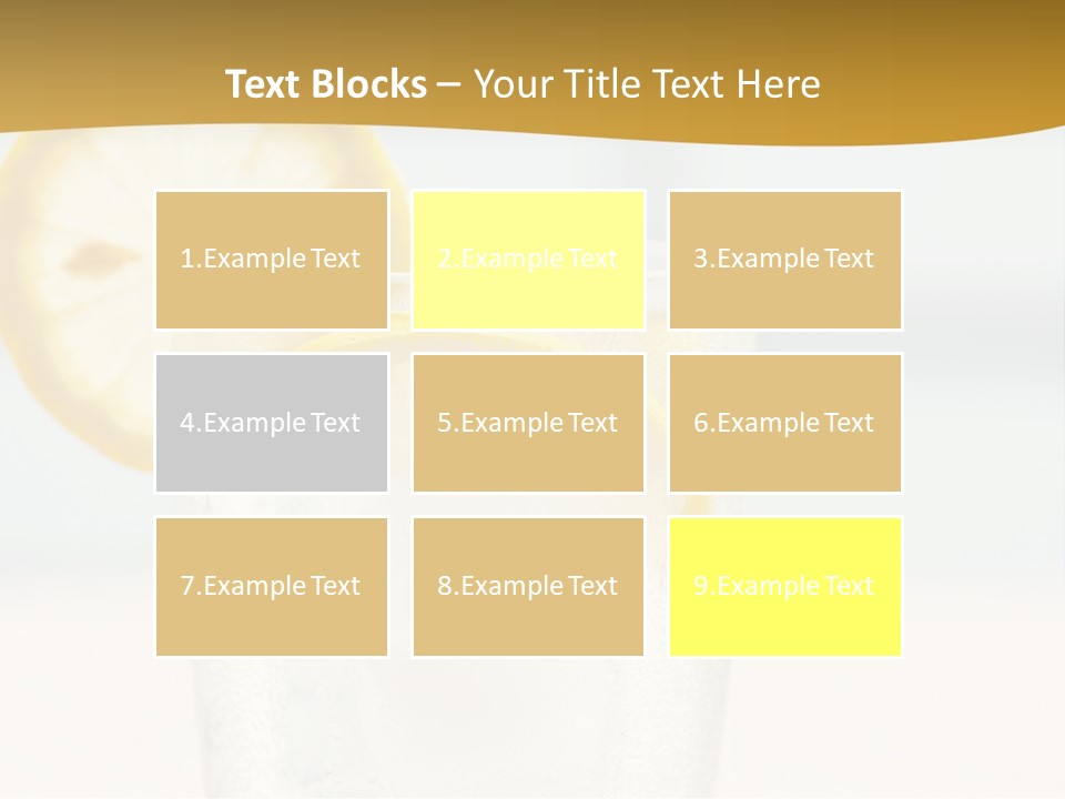 Green Stirring Beverage PowerPoint Template
