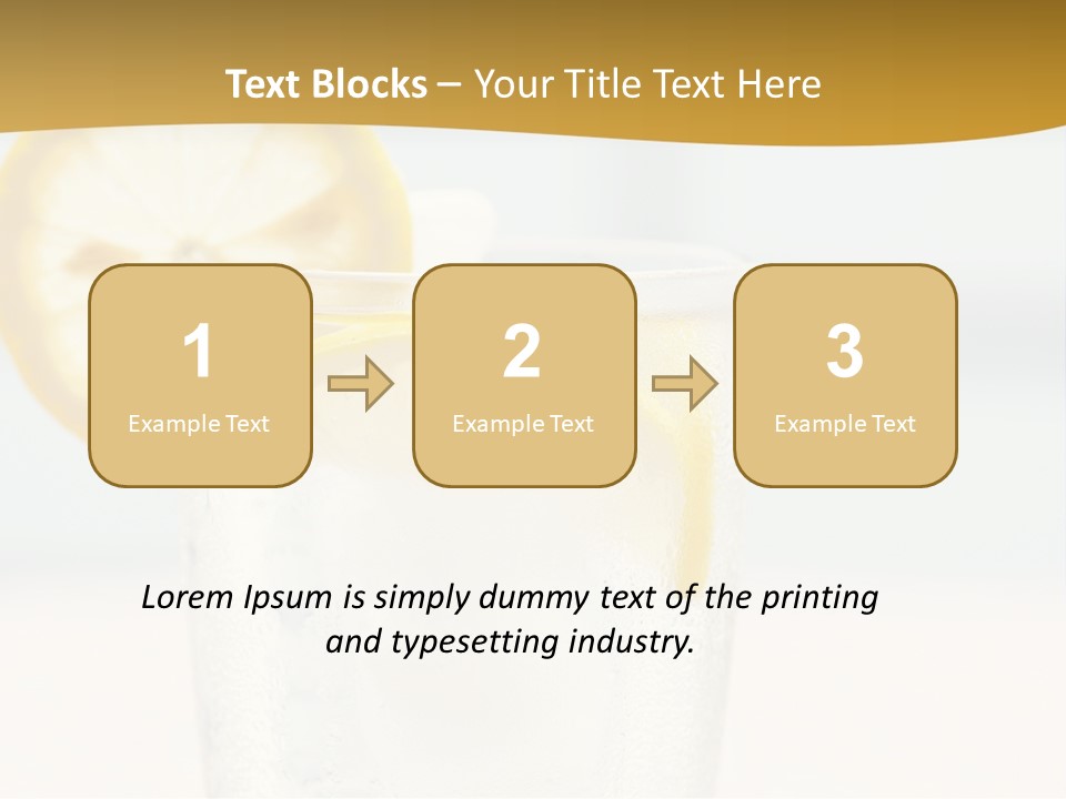 Green Stirring Beverage PowerPoint Template