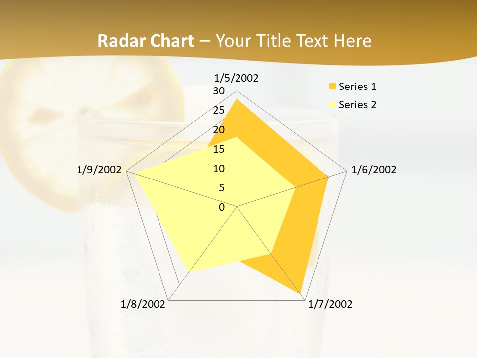 Green Stirring Beverage PowerPoint Template