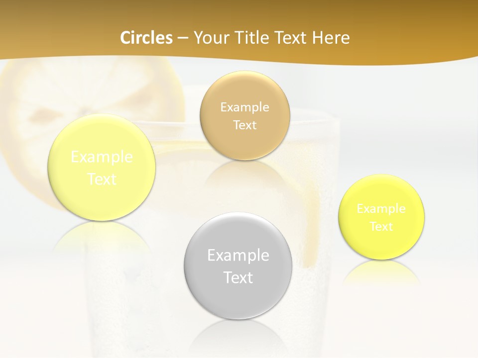 Green Stirring Beverage PowerPoint Template