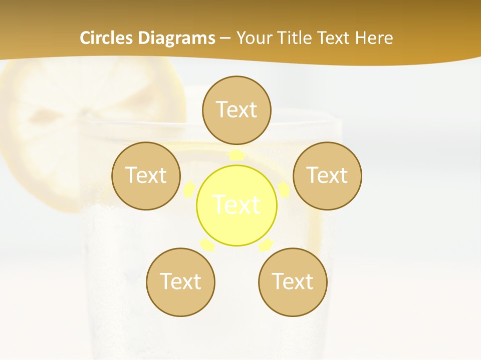 Green Stirring Beverage PowerPoint Template