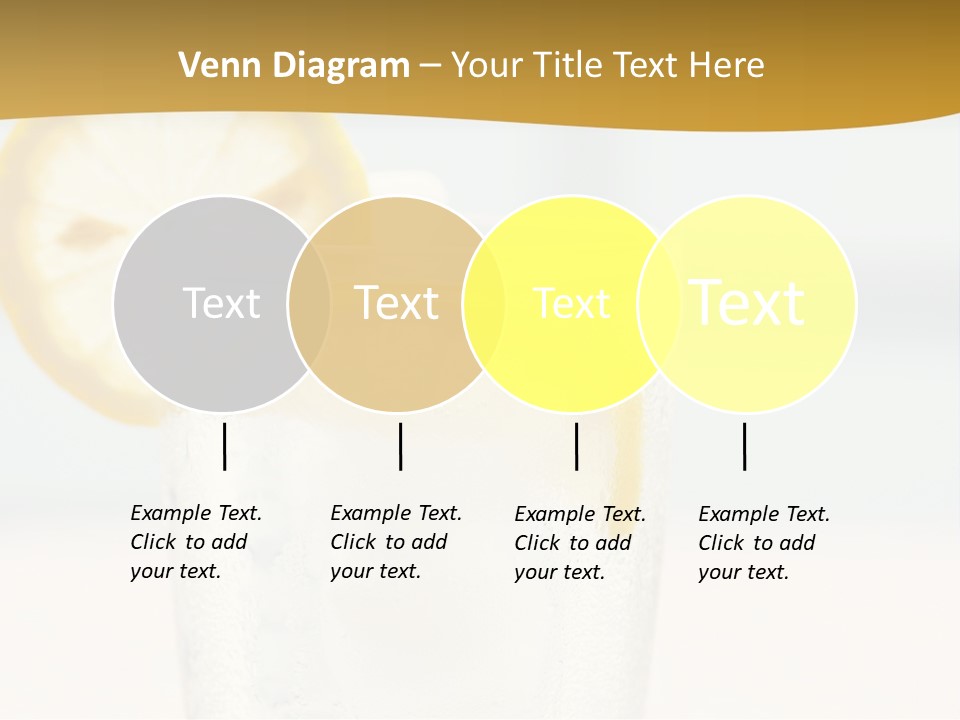 Green Stirring Beverage PowerPoint Template