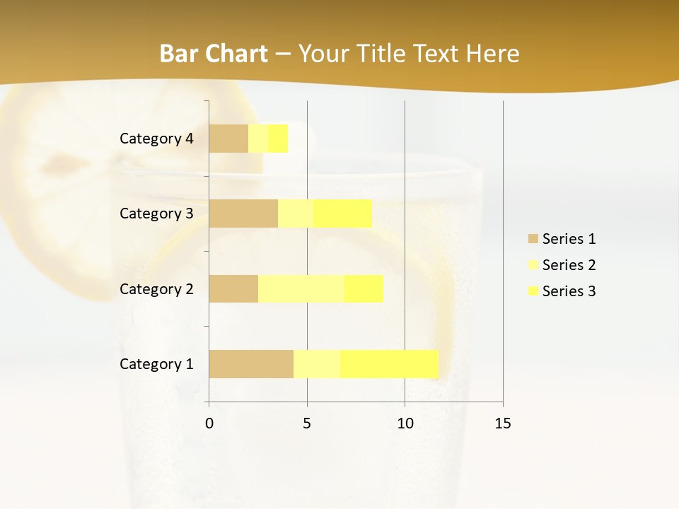 Green Stirring Beverage PowerPoint Template