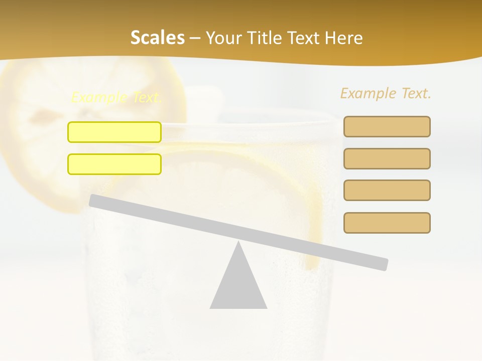 Green Stirring Beverage PowerPoint Template