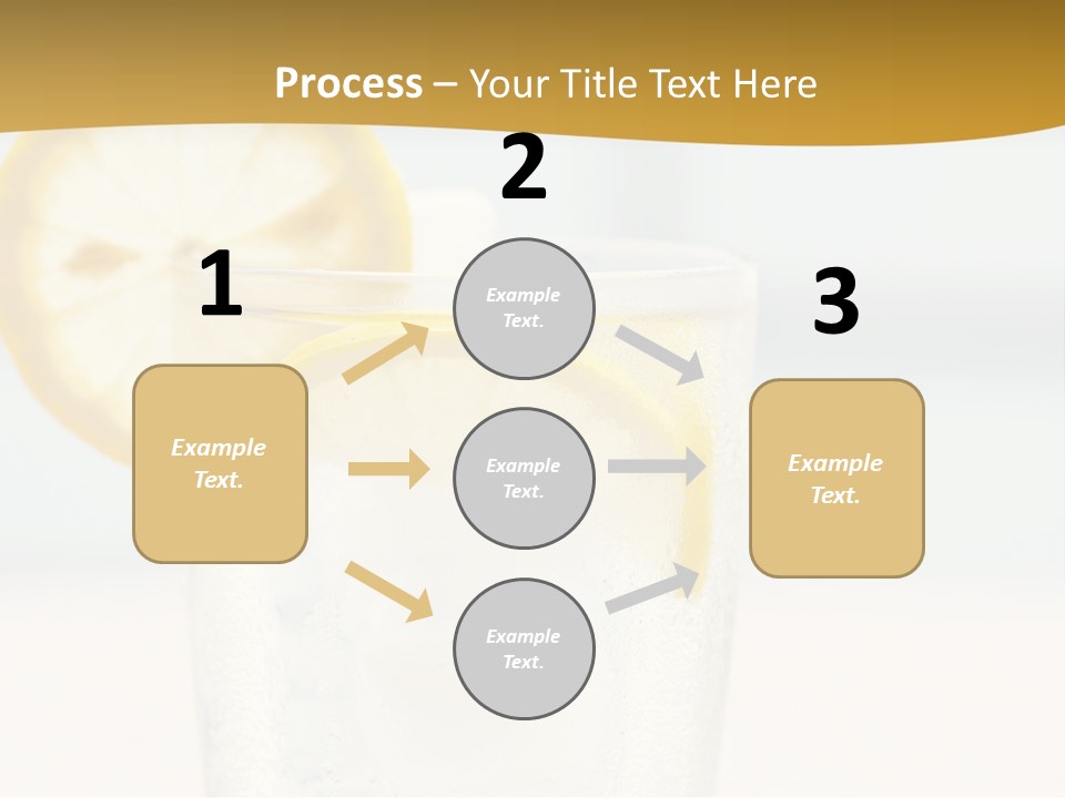 Green Stirring Beverage PowerPoint Template