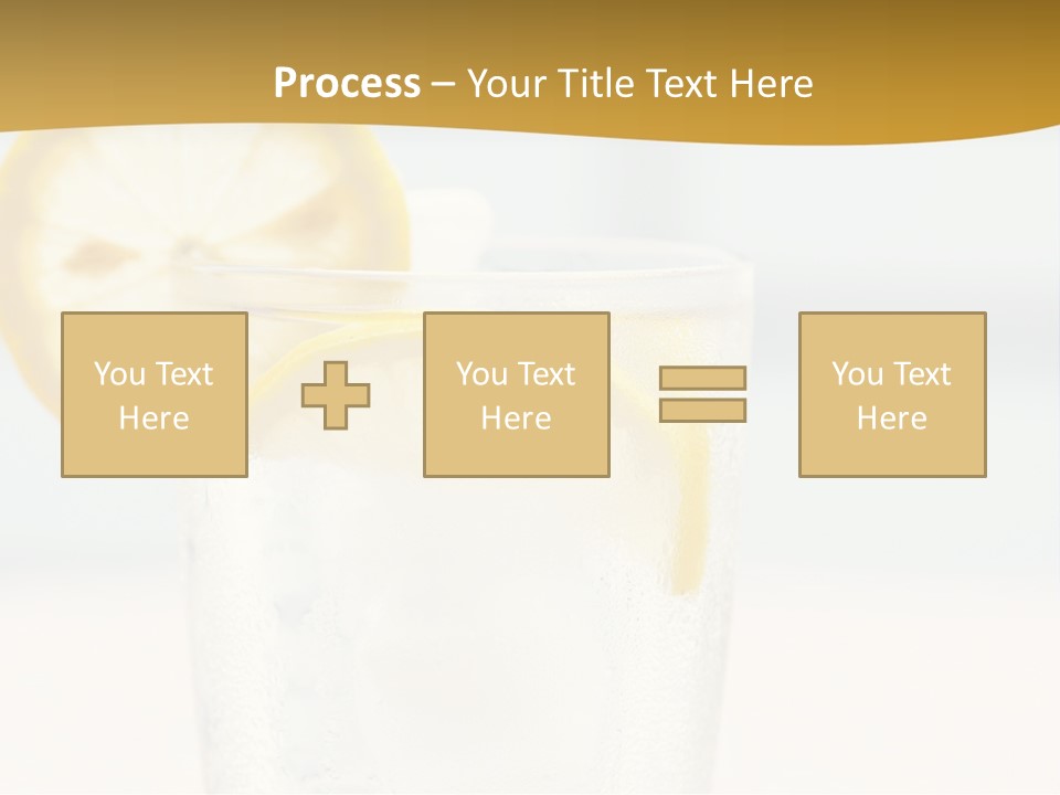 Green Stirring Beverage PowerPoint Template