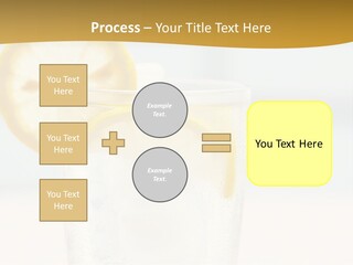Green Stirring Beverage PowerPoint Template