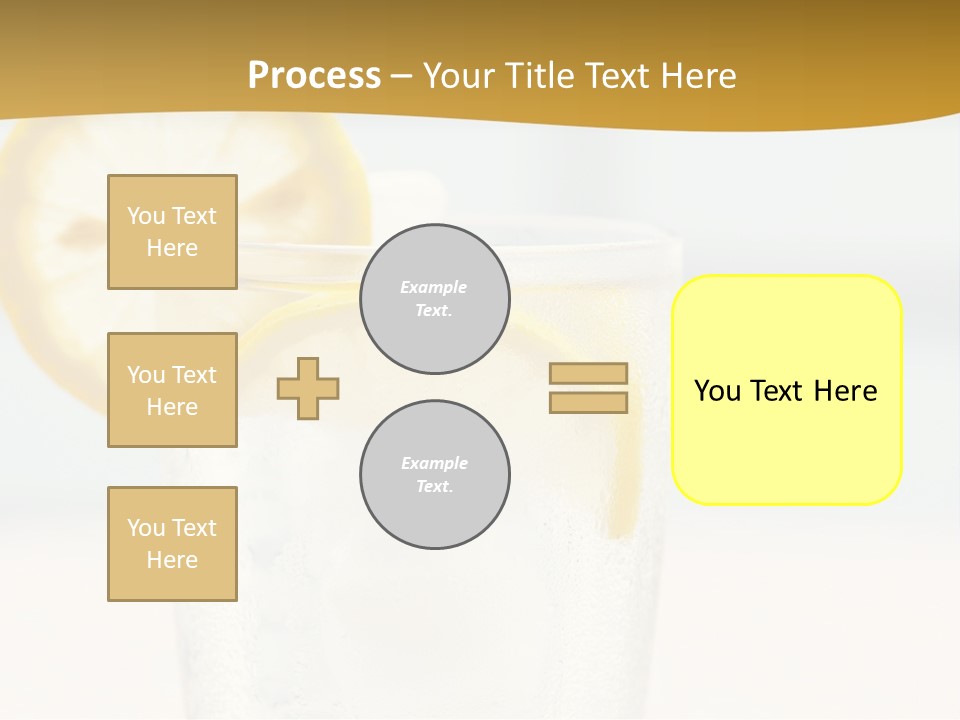 Green Stirring Beverage PowerPoint Template