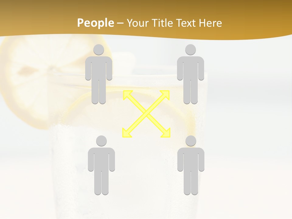 Green Stirring Beverage PowerPoint Template