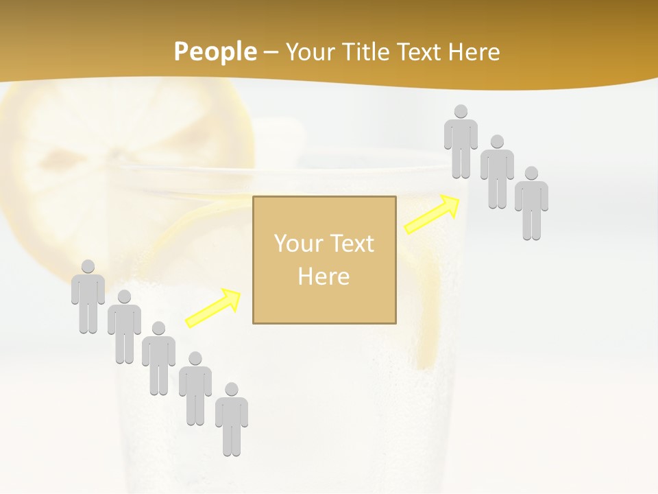 Green Stirring Beverage PowerPoint Template