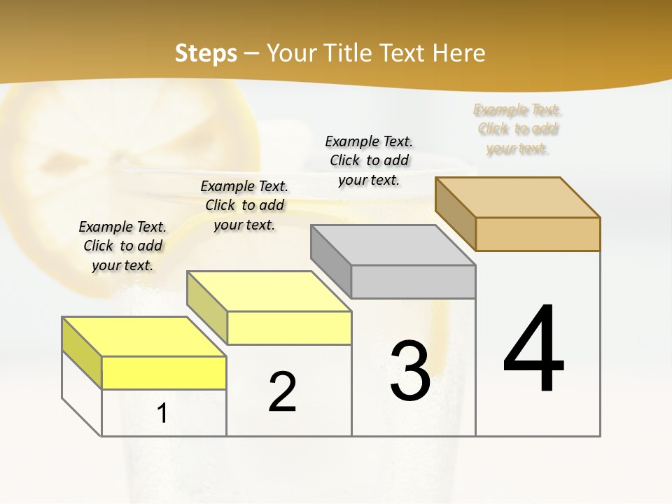 Green Stirring Beverage PowerPoint Template