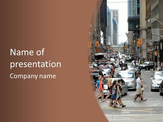 Speed Lane Cab PowerPoint Template