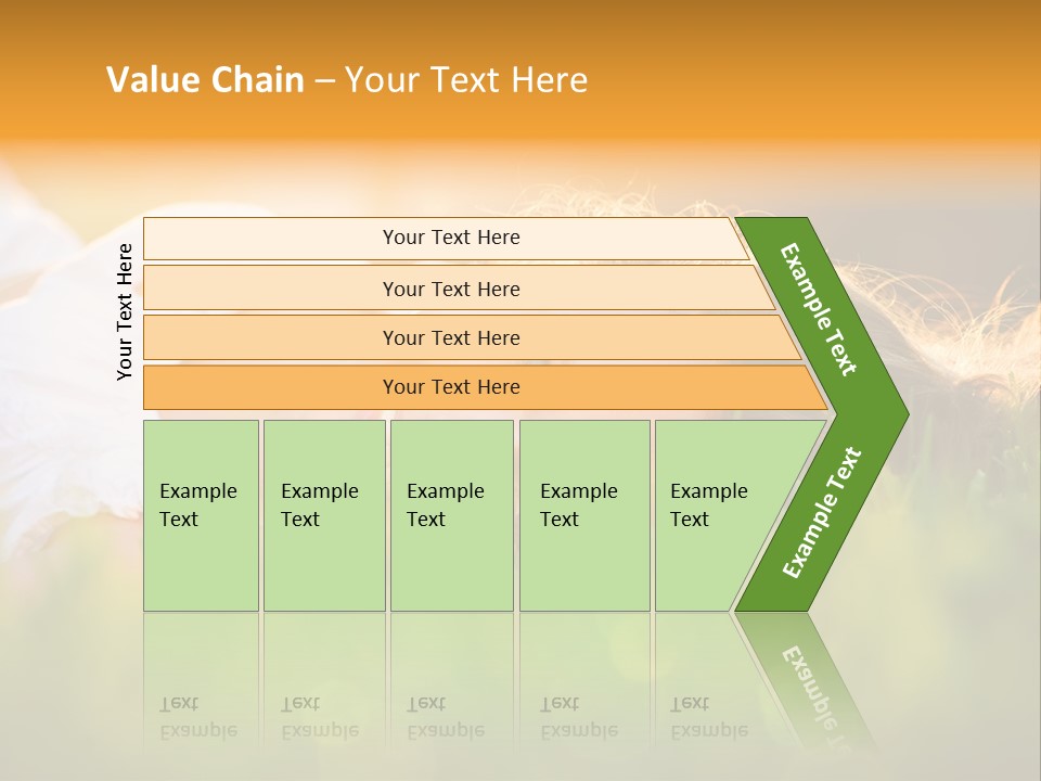 A Beautiful Young Woman Laying In The Grass PowerPoint Template