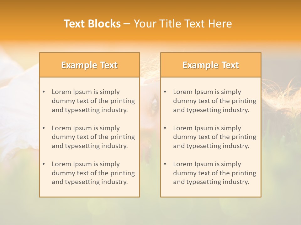 A Beautiful Young Woman Laying In The Grass PowerPoint Template