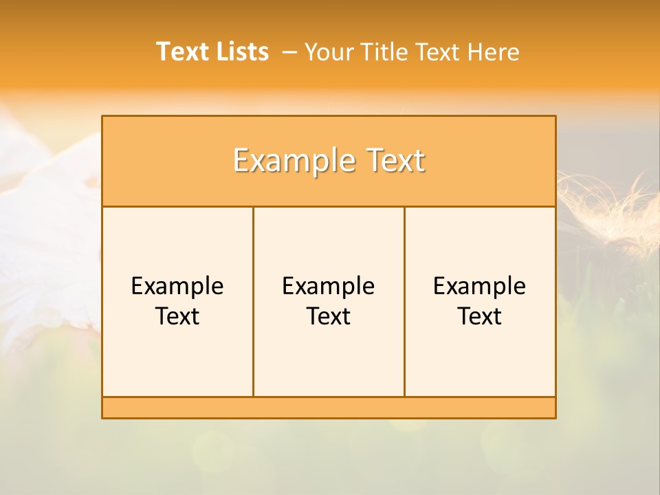 A Beautiful Young Woman Laying In The Grass PowerPoint Template