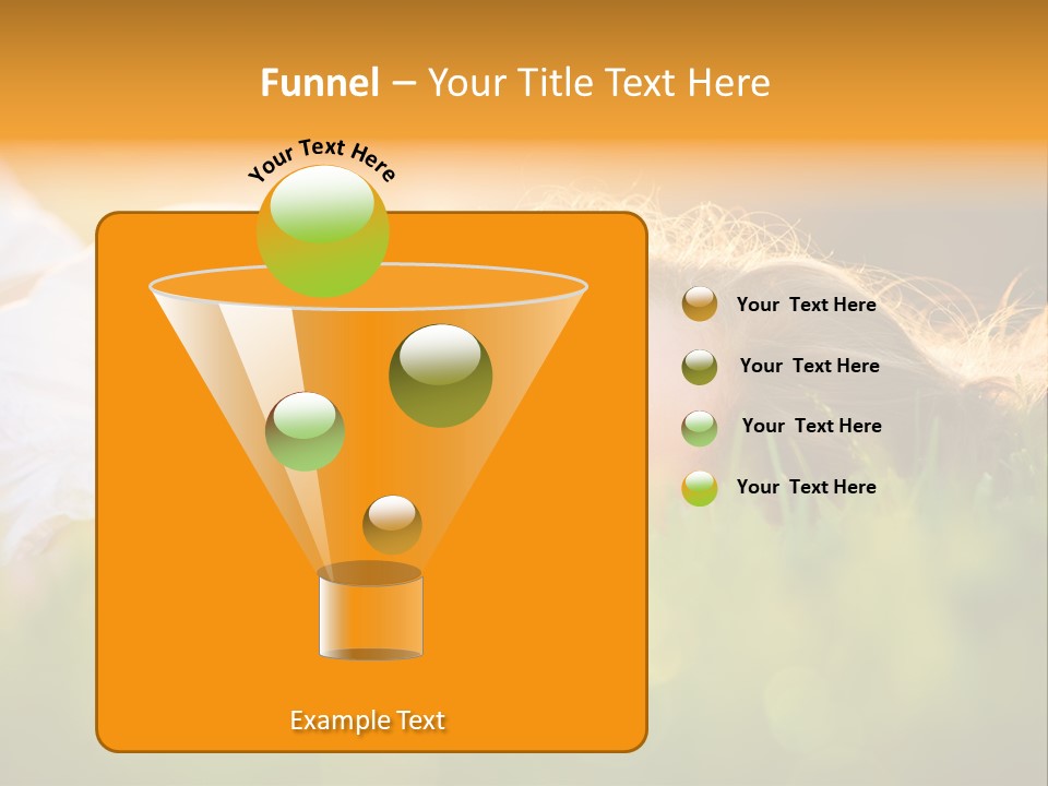 A Beautiful Young Woman Laying In The Grass PowerPoint Template