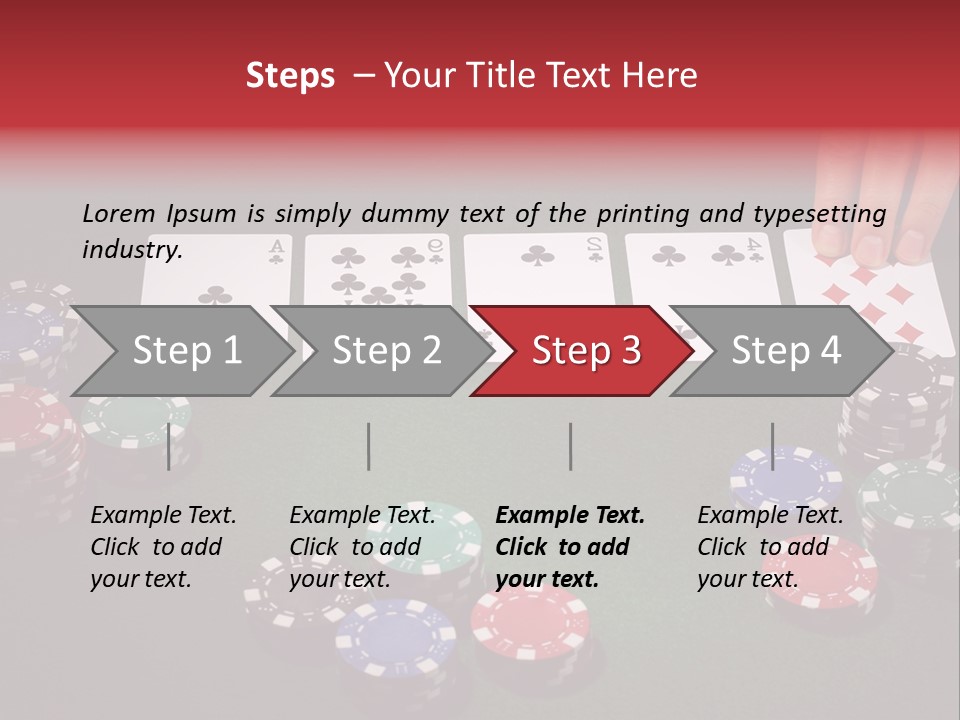 Background Lucky Entertainment PowerPoint Template