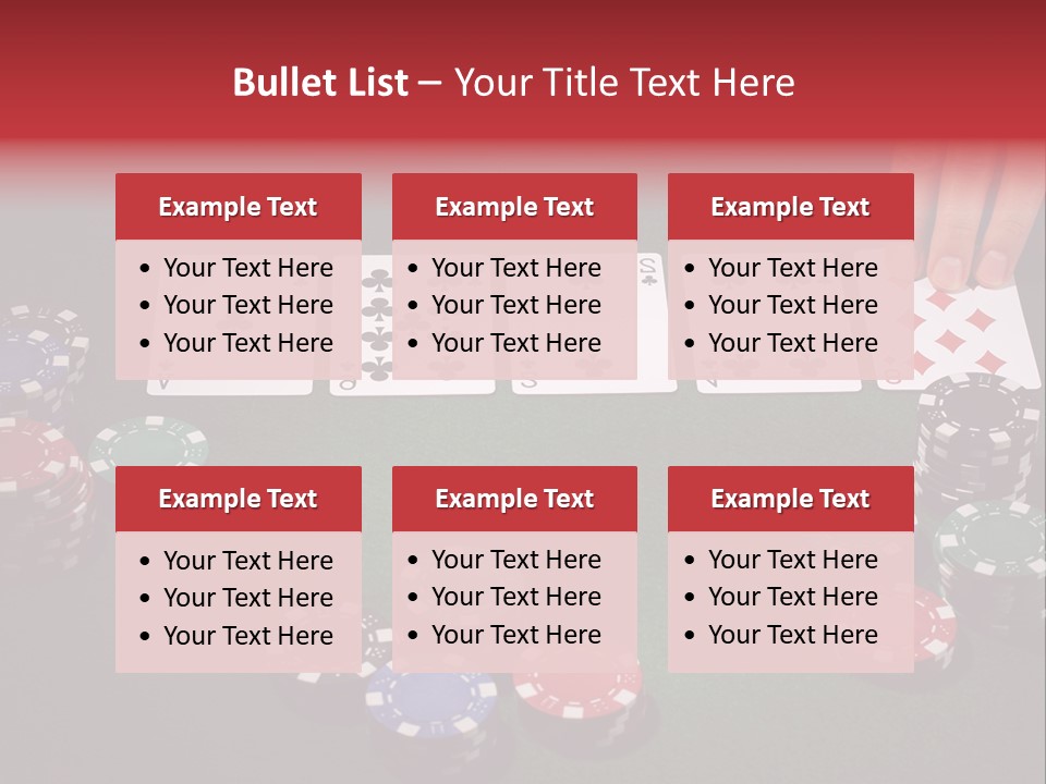 Background Lucky Entertainment PowerPoint Template