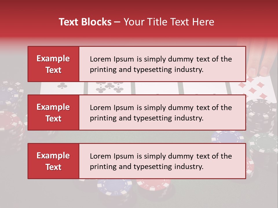 Background Lucky Entertainment PowerPoint Template