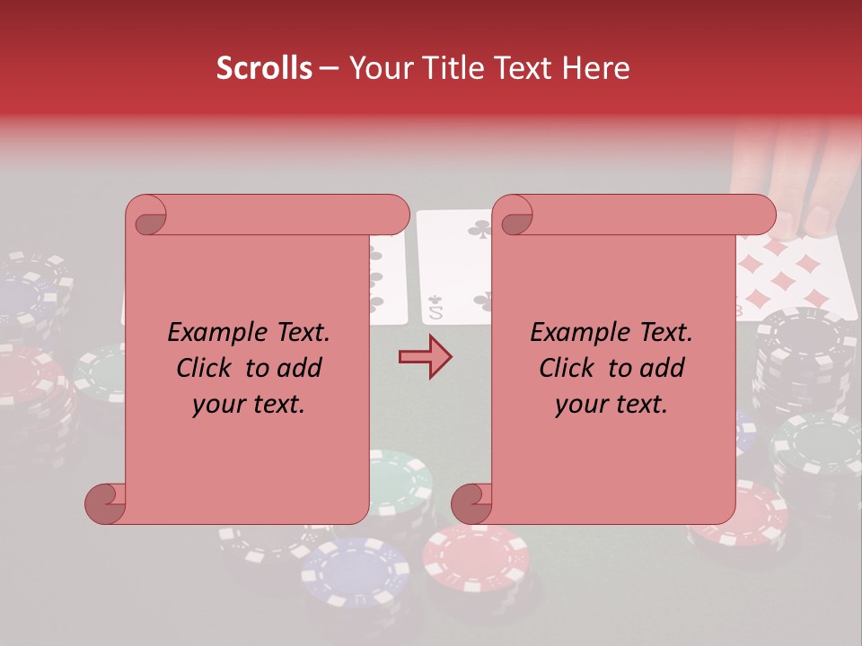 Background Lucky Entertainment PowerPoint Template