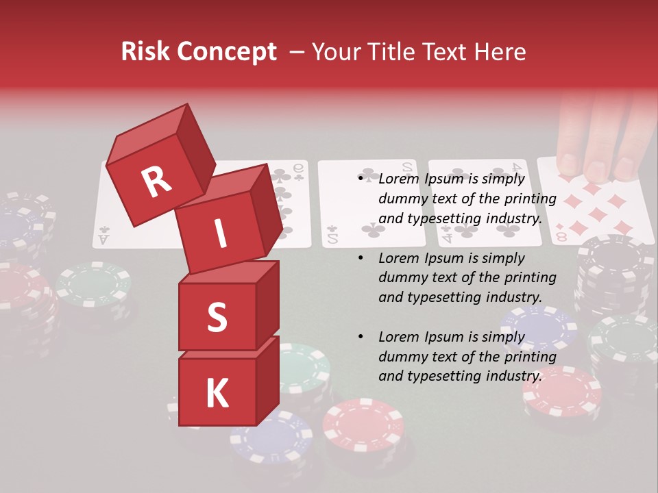 Background Lucky Entertainment PowerPoint Template