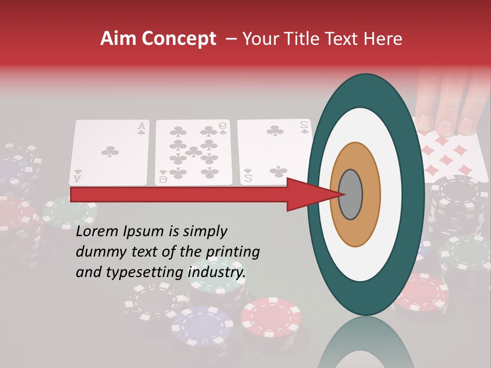 Background Lucky Entertainment PowerPoint Template