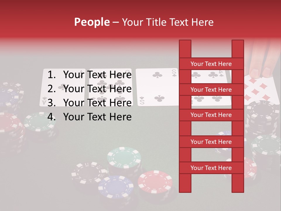 Background Lucky Entertainment PowerPoint Template