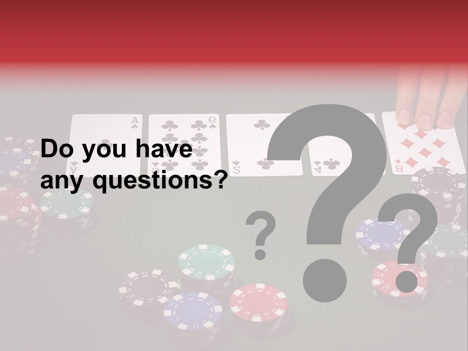 Background Lucky Entertainment PowerPoint Template